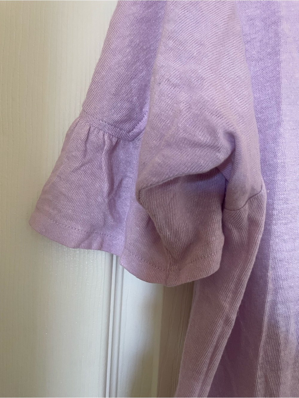 Caslon Lavender Short Sleeve Tee - Relaxed Crewneck - Picture 2 of 4